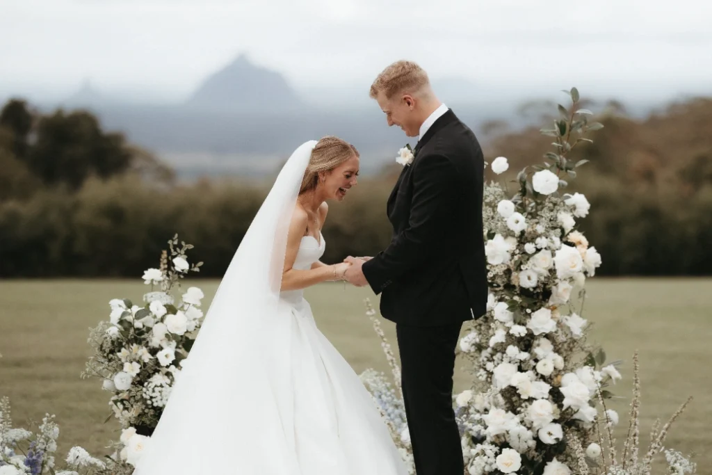 hinterland wedding ceremony
