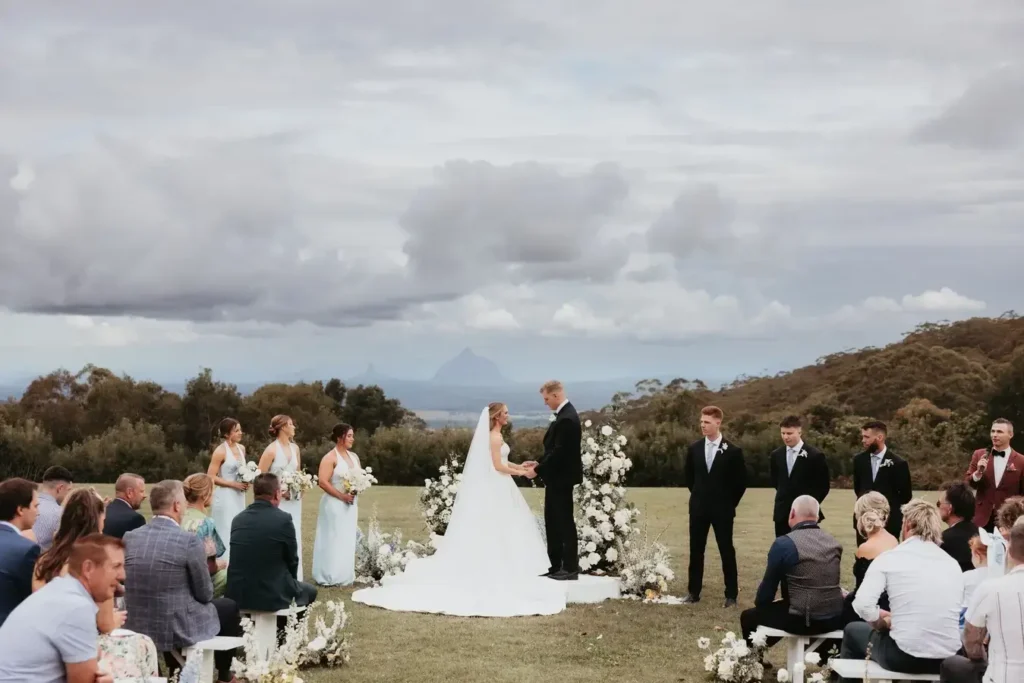 marquee wedding sunshine coast hinterland